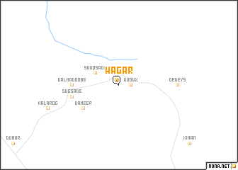 map of Wagar
