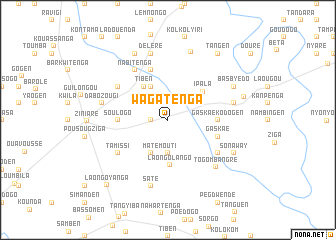 map of Wagatenga