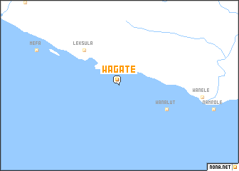 map of Wagate
