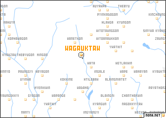 map of Wagauktaw