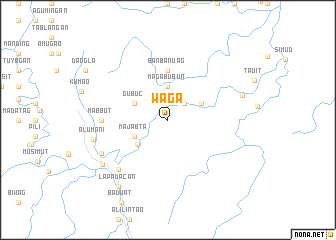 map of Waga