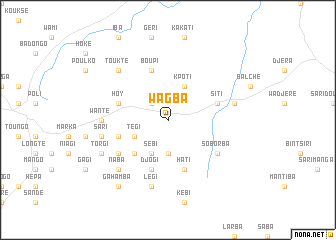 map of Wagba