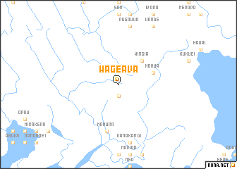map of Wageava
