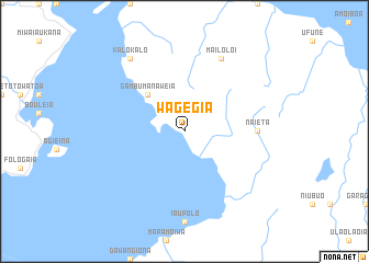 map of Wagegia