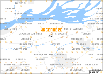 map of Wagenberg