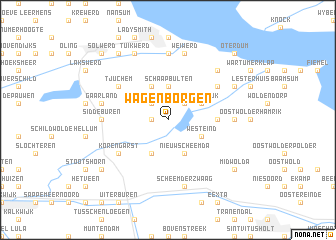 map of Wagenborgen