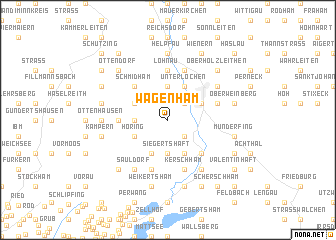 map of Wagenham