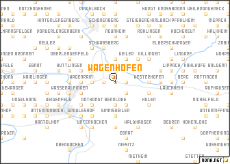 map of Wagenhofen