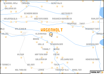 map of Wagenholt