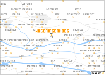 map of Wageningen-Hoog