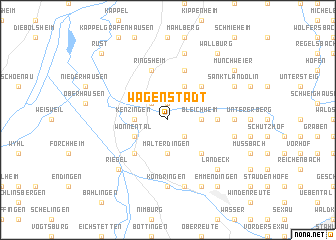 map of Wagenstadt