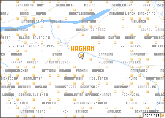 map of Wagham