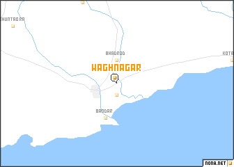 map of Wāghnagar