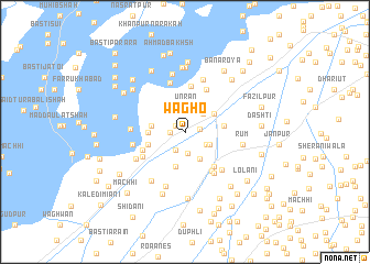 map of Wagho