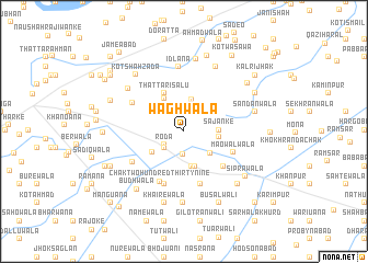 map of Waghwāla