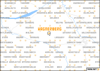 map of Wagnerberg