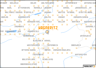 map of Wagneritz