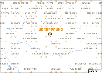 map of Wagnerówka