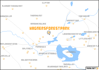 map of Wagners Forest Park