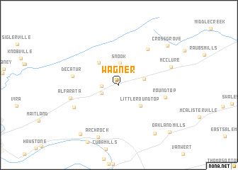 map of Wagner