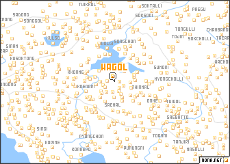 map of Wa-gol