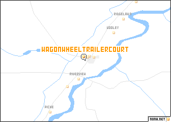map of Wagon Wheel Trailer Court