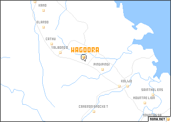 map of Wagoora