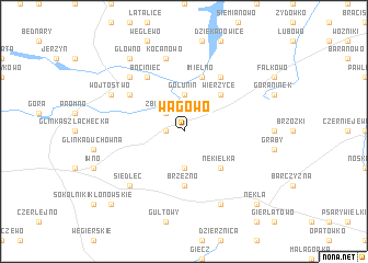 map of Wagowo