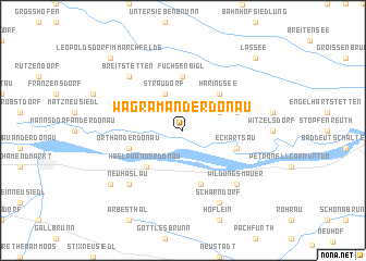 map of Wagram an der Donau