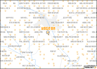 map of Wagram