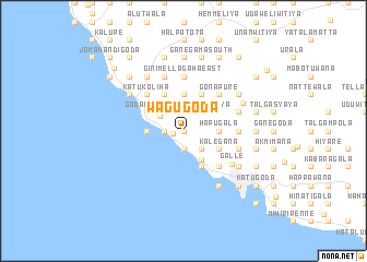 map of Wagugoda