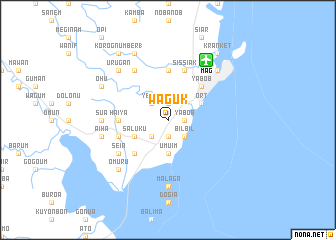map of Waguk
