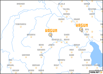 map of Wagum