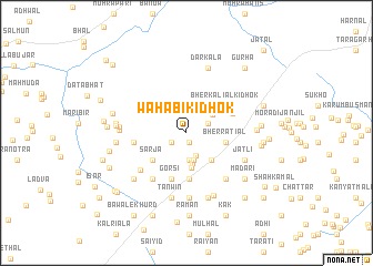 map of Wahābi ki Dhok