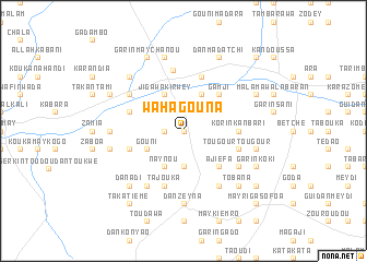 map of Wahagouna