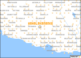 map of Wahalakananke