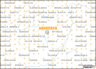 map of Waharaka