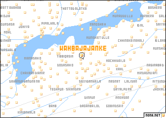 map of Wāh Bajājānke