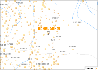 map of Wahel Dāhri