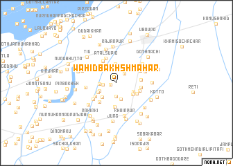 map of Wāhid Bakhsh Mahār