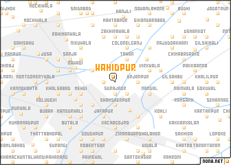 map of Wahīdpur