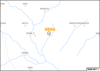 map of Wāḩid