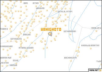 map of Wāhi Ghoto