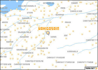 map of Wāhi Gosāīn
