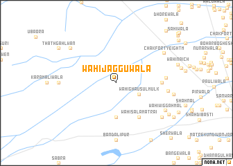 map of Wāhi Jagguwāla