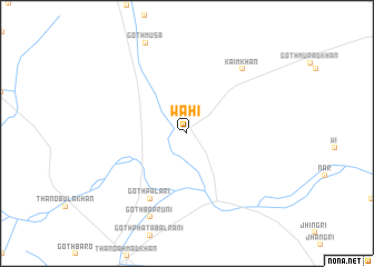 map of Wāhi