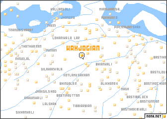 map of Wāh Jogiān