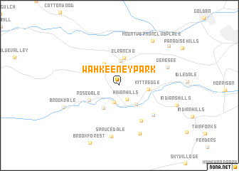 map of Wah Keeney Park