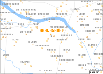 map of Wāh Lāshāri