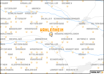 map of Wahlenheim